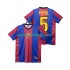 Camisola FC Barcelona PUYOL 5 Retro Homem Equipamento Primeiro 1998 1999 Manga Curta